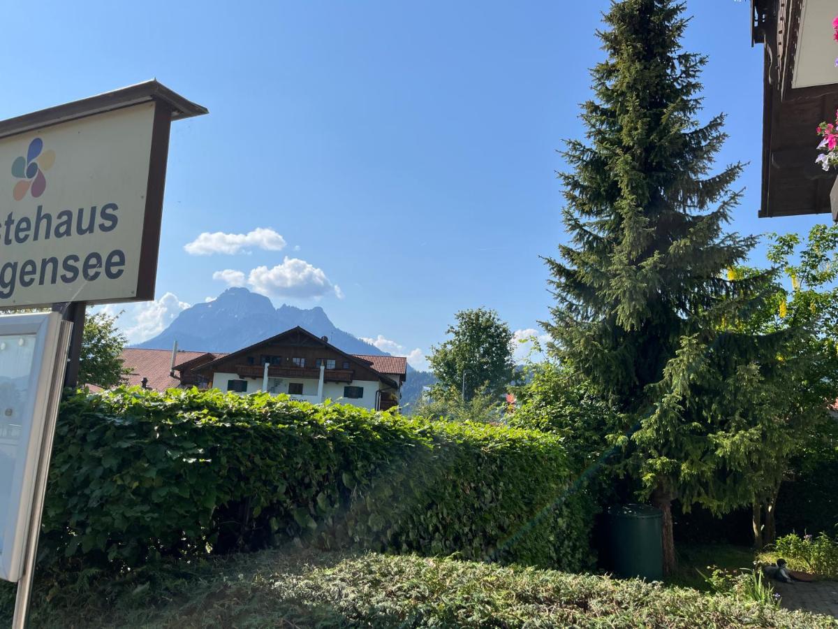 Gaestehaus Forggensee Füssen Exterior foto